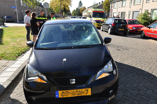Meisje raakt gewond na aanrijding met auto aan de Prof. Nolenslaan Waalwijk