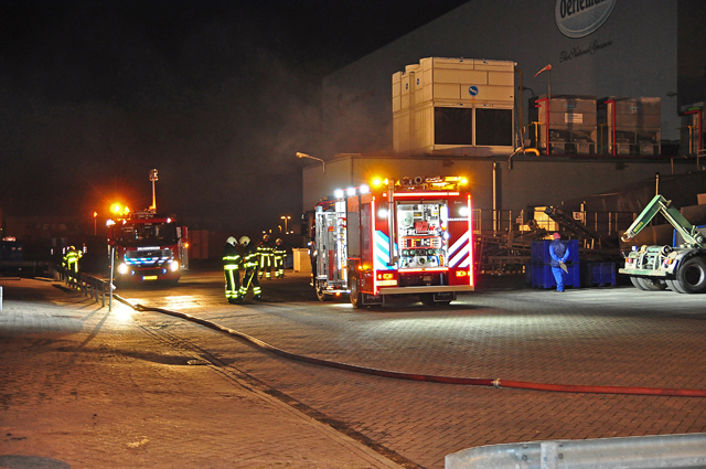 Brand bij diepvriesfabriek Oerlemans Food Waalwijk