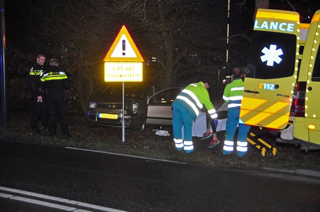 Automobiliste vliegt uit de bocht en ramt boom in Waalwijk