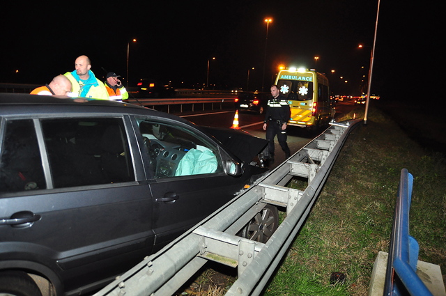 File door ongeluk op A59 bij Waalwijk