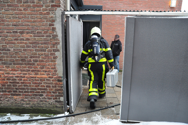 Brand in keuken aan de St. Crispijnstraat Waalwijk