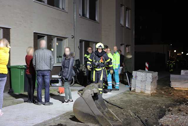 Wasdroger in brand aan de Gerben de Vriesstraat Waalwijk