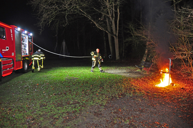 Weer brand gesticht bij speeltuin Lido in Waalwijk