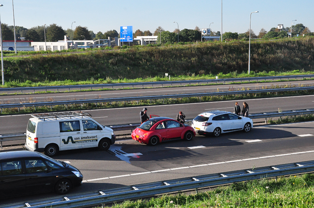 Gewonde bij ongeval op A59 bij Waalwijk