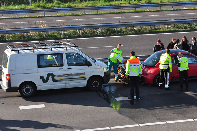 Gewonde bij ongeval op A59 bij Waalwijk