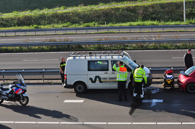 Gewonde bij ongeval op A59 bij Waalwijk