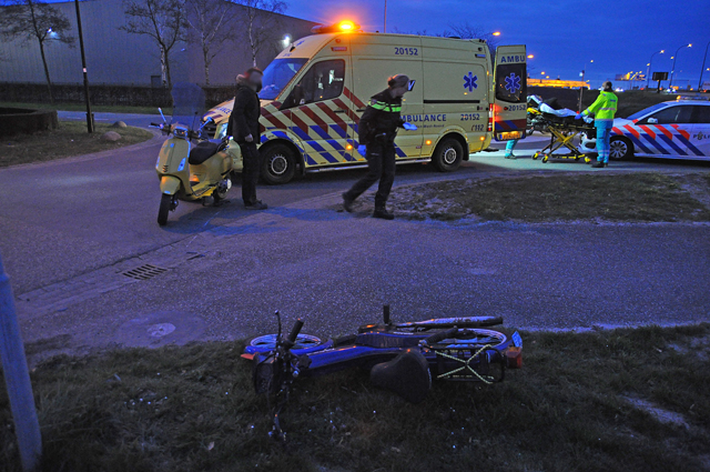 Man raakt gewond bij ongeval aan de Keurweg Waalwijk