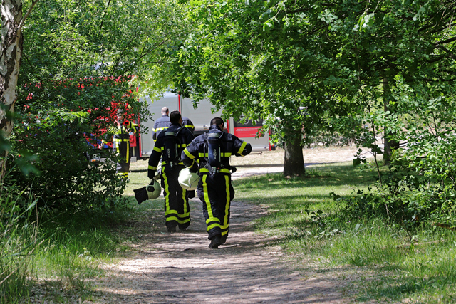 Twee brandjes in bossen aan de Drunenseweg Waalwijk