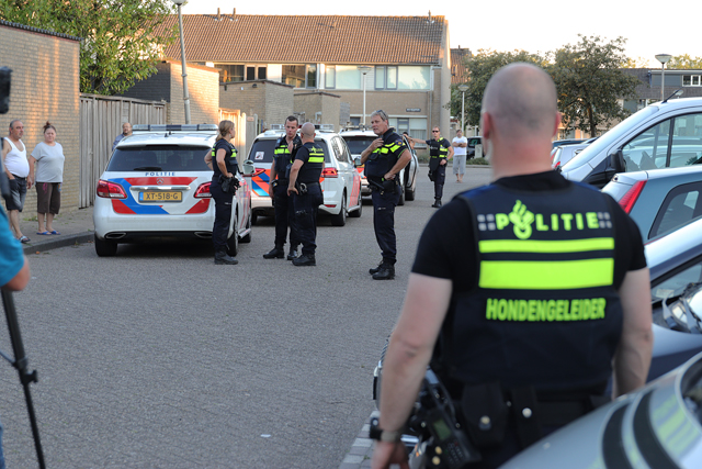 Veel politie in wijk Zanddonk Waalwijk