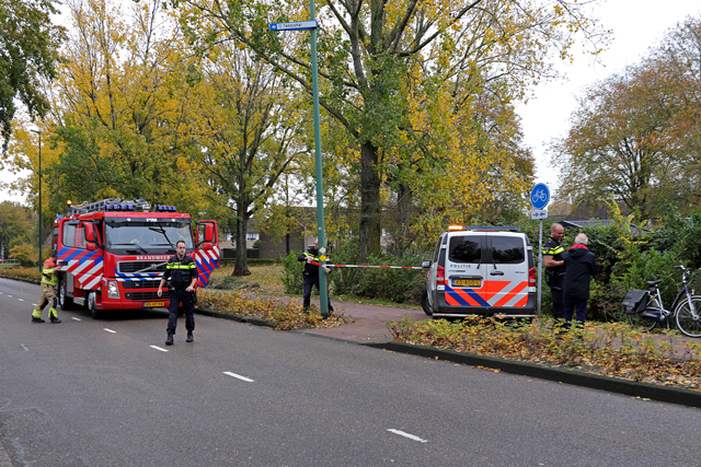 Dode gevonden in sloot aan de Bachlaan Waalwijk