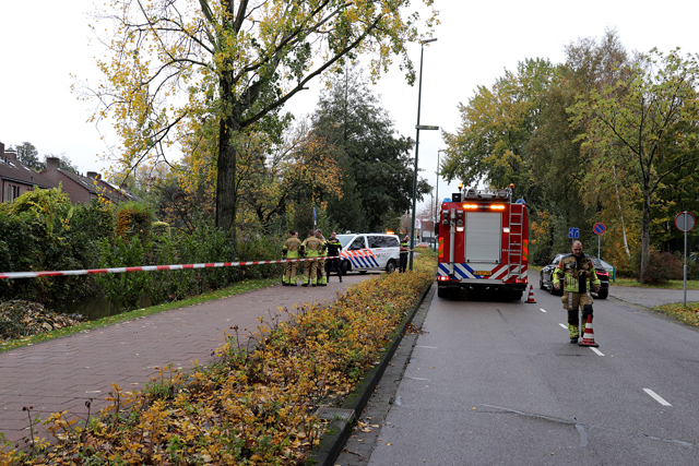 Dode gevonden in sloot aan de Bachlaan Waalwijk