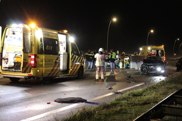 Vrouw overleden na ongeval op de Midden-Brabantweg Waalwijk