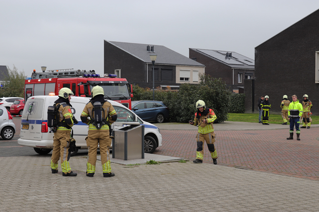 Gaslucht in ondergrondse container aan de Cornelis Verhoevenstraat Waalwijk