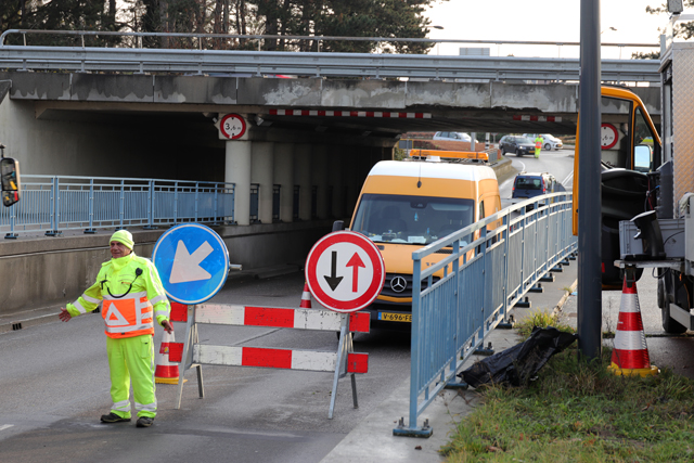 Reparatiewerkzaamheden aan viaduct aan de Hertog Janstraat Waalwijk
