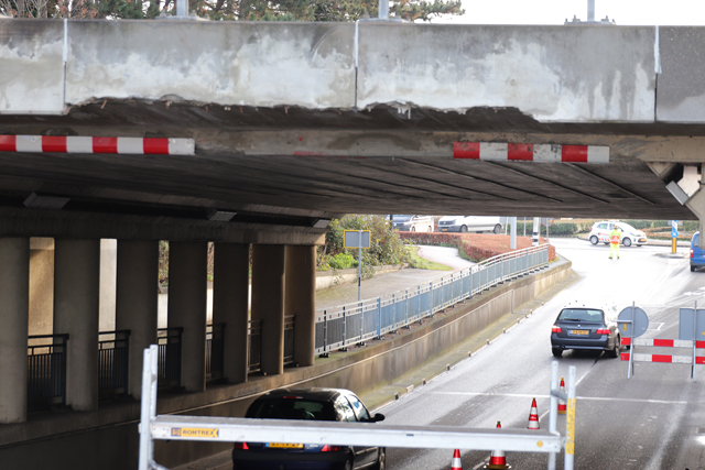 Reparatiewerkzaamheden aan viaduct aan de Hertog Janstraat Waalwijk