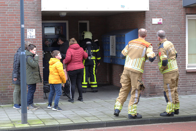 Flat ontruimd vanwege gaslek aan de Grotestraat Waalwijk