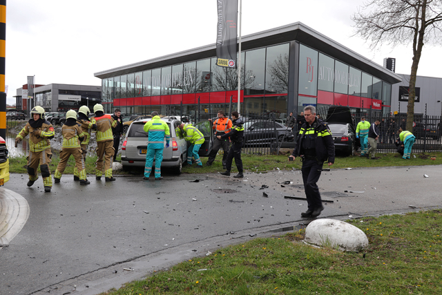 Flink ongeval aan de Havenweg Waalwijk