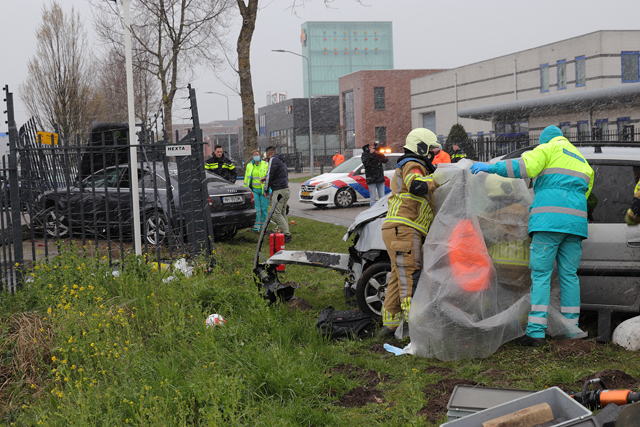 Flink ongeval aan de Havenweg Waalwijk