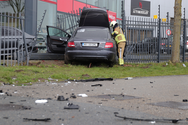 Flink ongeval aan de Havenweg Waalwijk
