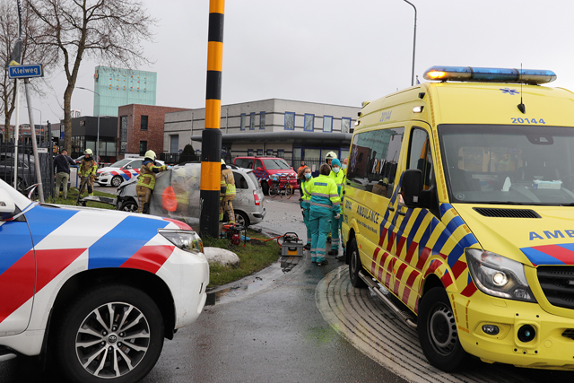 Flink ongeval aan de Havenweg Waalwijk
