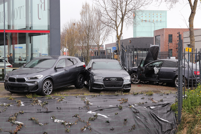 Flink ongeval aan de Havenweg Waalwijk