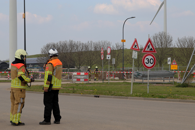 Groot gaslek in buitengebied aan de Gansoyensesteeg Waalwijk