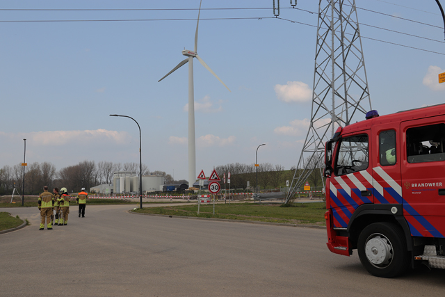 Groot gaslek in buitengebied aan de Gansoyensesteeg Waalwijk
