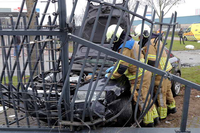 Flink ongeval aan de Havenweg Waalwijk