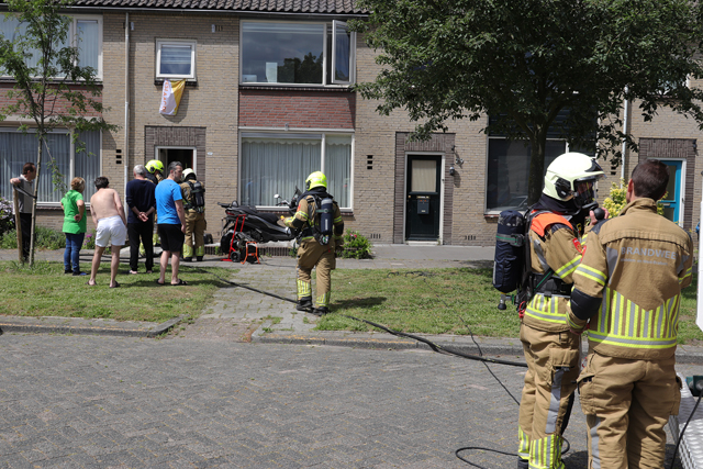 Keuken in brand aan de Talmastraat Waalwijk
