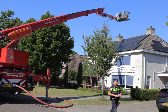 Flinke brand in woning aan de Jan van Goyenstraat Waalwijk
