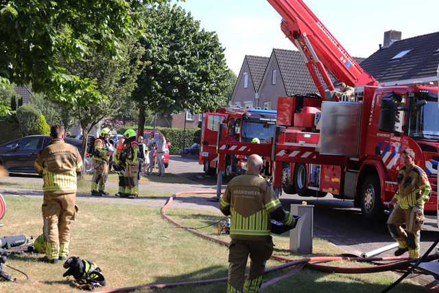 Flinke brand in woning aan de Jan van Goyenstraat Waalwijk