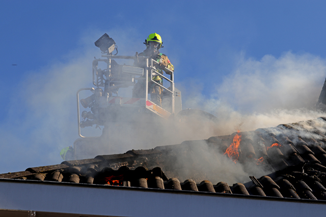 Flinke brand in woning aan de Jan van Goyenstraat Waalwijk