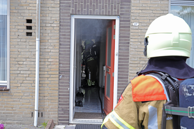 Keuken in brand aan de Talmastraat Waalwijk