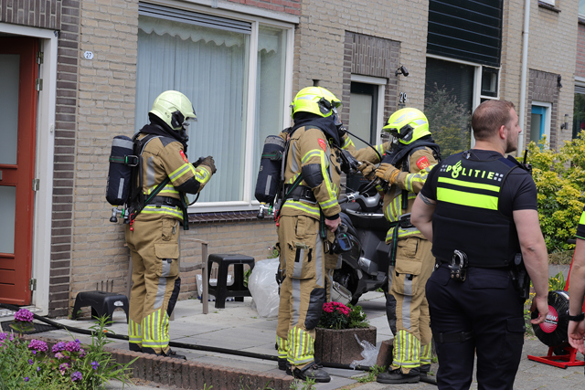 Keuken in brand aan de Talmastraat Waalwijk