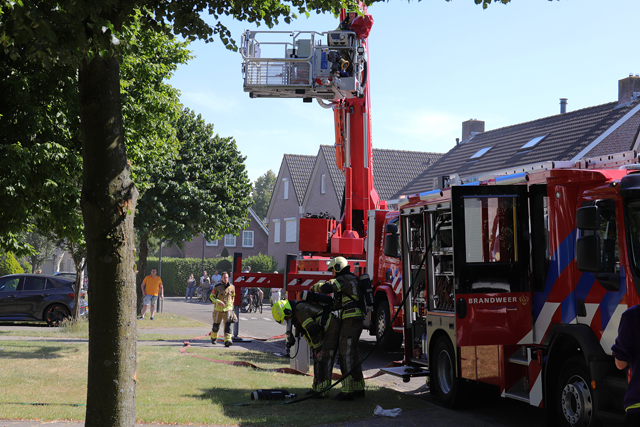 Flinke brand in woning aan de Jan van Goyenstraat Waalwijk