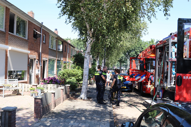 Frituurpan staat in brand in keuken aan de Madeliefstraat Waalwijk