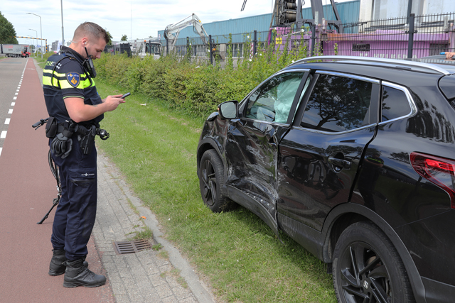Flinke aanrijding op kruising Kleiweg/Havenweg Waalwijk