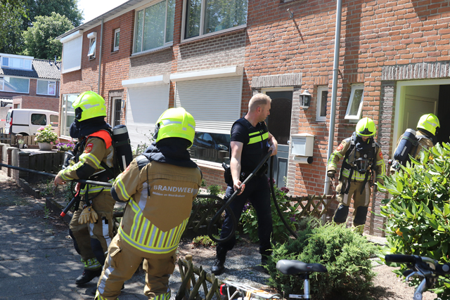Frituurpan staat in brand in keuken aan de Madeliefstraat Waalwijk
