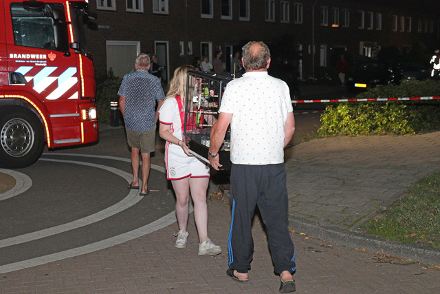 Uitslaande woningbrand aan de Eerste Zeine Waalwijk