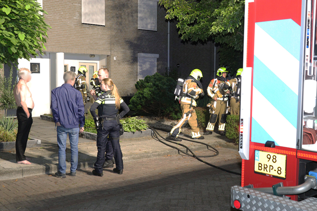 Brand in woning aan de A.B. Van Lieshoutlaan Waalwijk