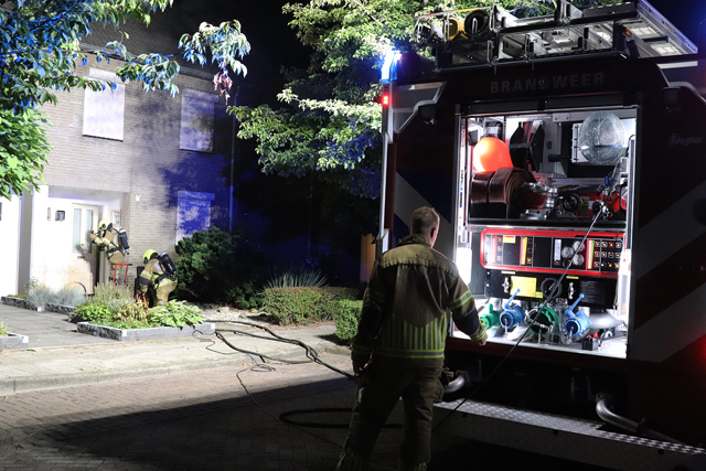 Brand in woning aan de A.B. Van Lieshoutlaan Waalwijk