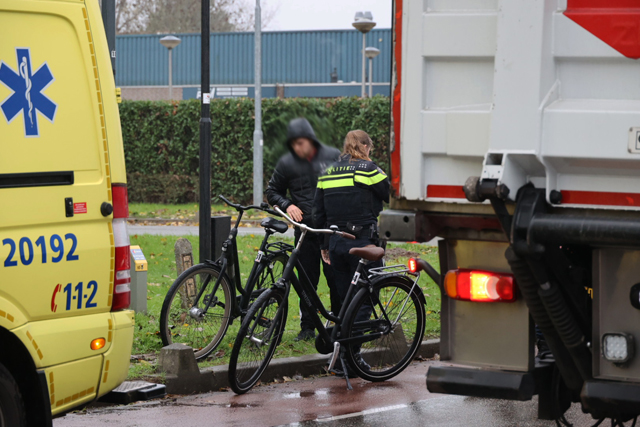 Aanrijding tussen fietser en auto aan de Industrieweg Waalwijk