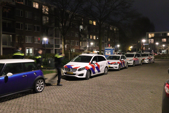 Veel politiemacht rukt uit voor verwarde man aan de Noordstraat Waalwijk