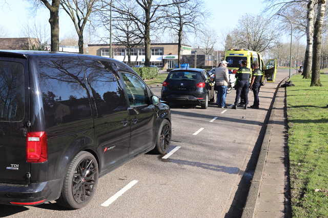 Kopstaart aanrijding aan de Blyde Incomstelaan Waalwijk