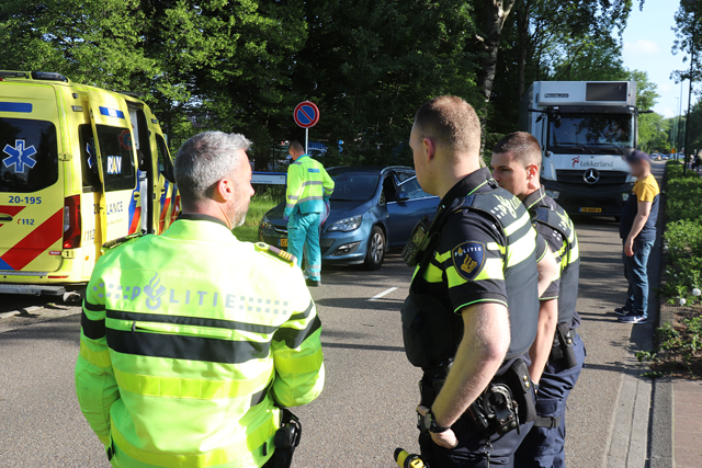 Aanrijding aan de Bachlaan Waalwijk