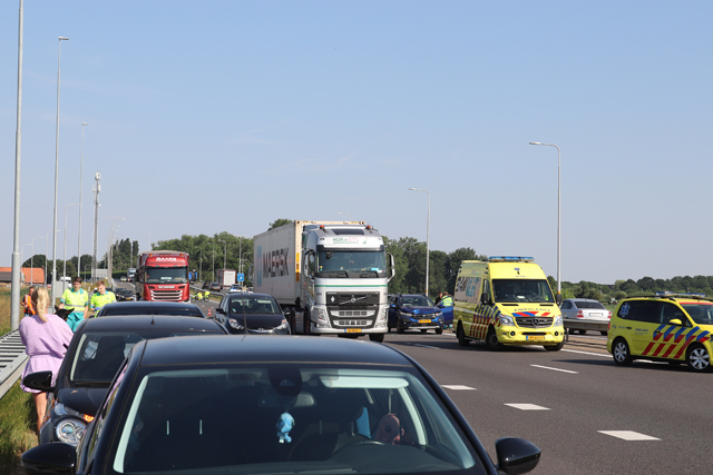 File door ongeval op de A59 (Maasroute) Waalwijk