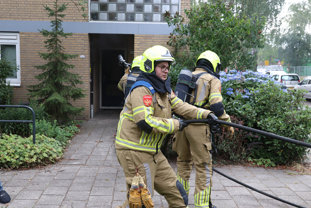 Brand in woning aan de Berkenlaan Waalwijk