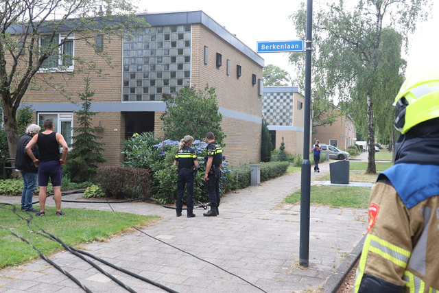 Brand in woning aan de Berkenlaan Waalwijk