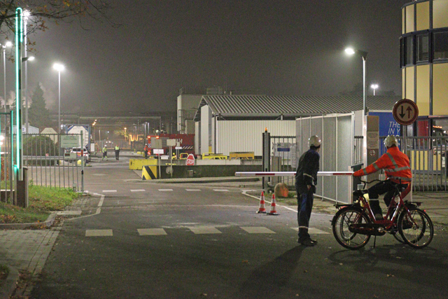 Brand in kantoorpand van Covestro aan de Sluisweg Waalwijk