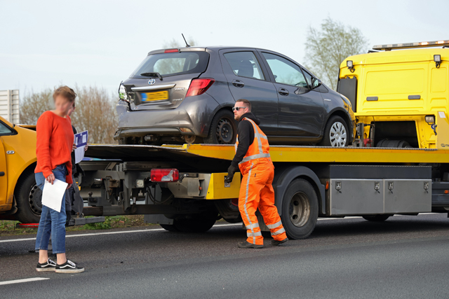 Weer een ongeval op de A59 (Maasroute) Waalwijk